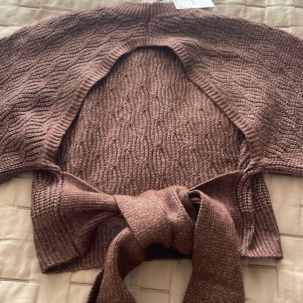 Forever 21 open back sweater